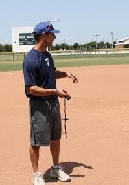 Coach Traub on the field