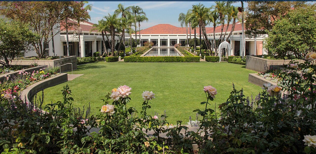Richard Nixon Presidential Library and Museum gardens, Yorba Linda, California